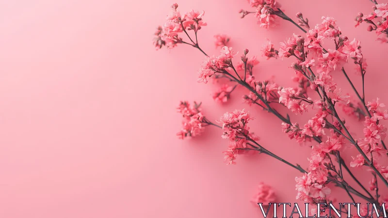 Carnation Dreams: Blush Blooms Dancing in Monochromatic Reverie