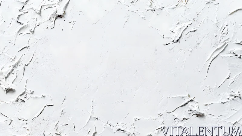 Textured white impasto surface reveals directional palette strokes