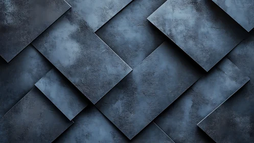 Midnight steel panels stacking into moody geometric rhythm.