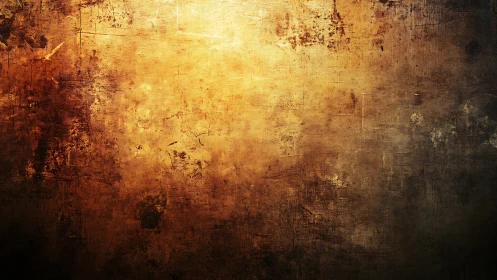 Textured illuminated surface shows graded warm tonal variation