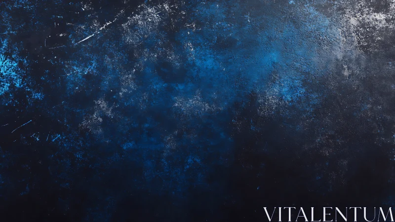 Textured dark blue abstract background with subtle light patches.