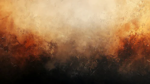 Textured abstract gradient with warm ochre and deep umber tones