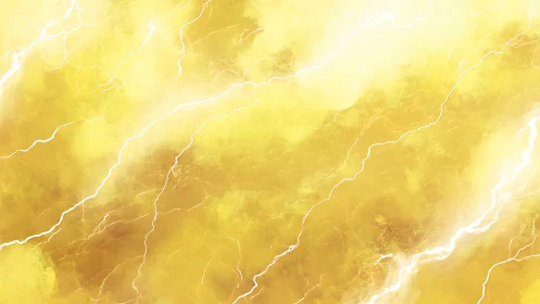 Yellow abstract background with branching light streak lines.