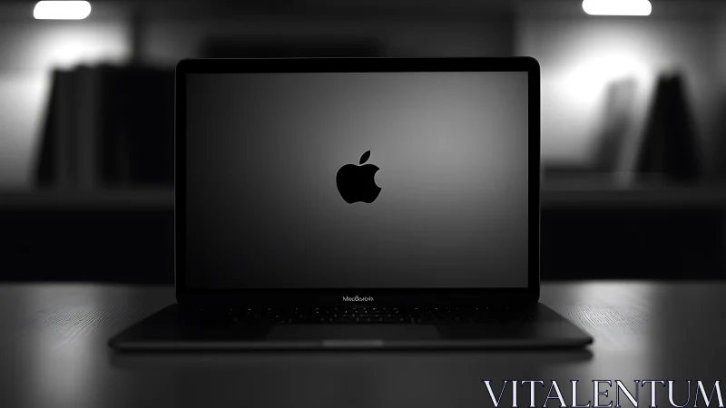 Calm, softly lit laptop waiting to power up your ideas.