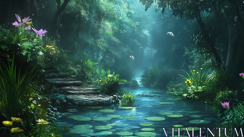 Luminous Forest Stream Sanctuary.