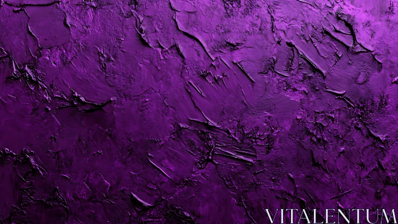 Velvet night textures ripple across deep electric purple walls.