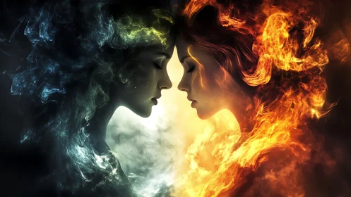 Dual Elemental Faces: Ice and Fire Convergence Study.