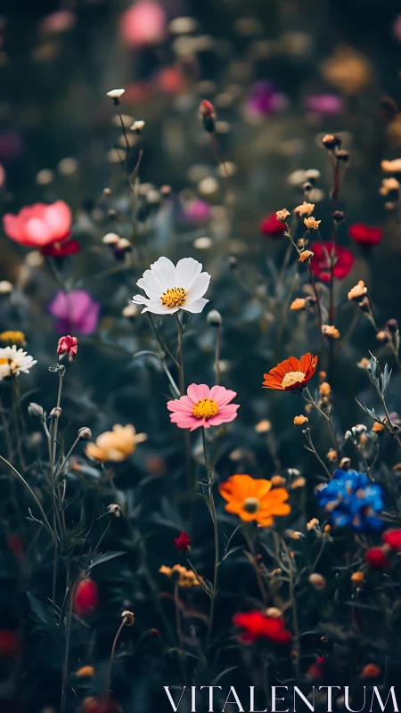Wildflower Reverie: Nature's Palette Dances Through Soft Focus