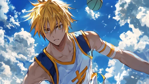 Skyline crossover freezes time around airborne point guard