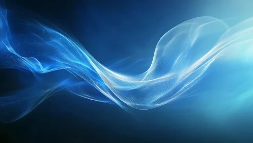 Azure Whisper Currents Swirling Through Digital Midnight.