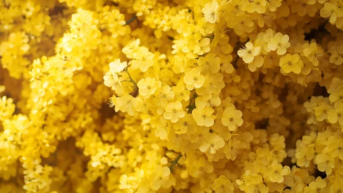 Vibrant Yellow Flowers in Full Radiant Bloom