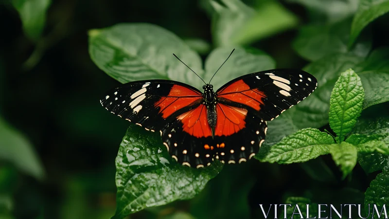 High-contrast butterfly macro with detailed wing pattern analysis