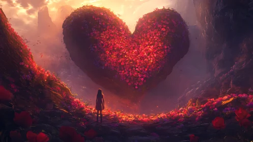 Heart of Wonder: A Soul's Journey Through a Radiant Rose Canyon.