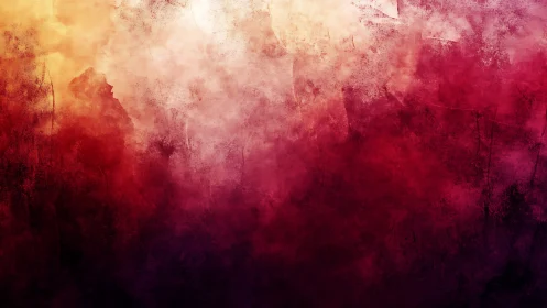Textured red magenta gradient background with warm light bloom