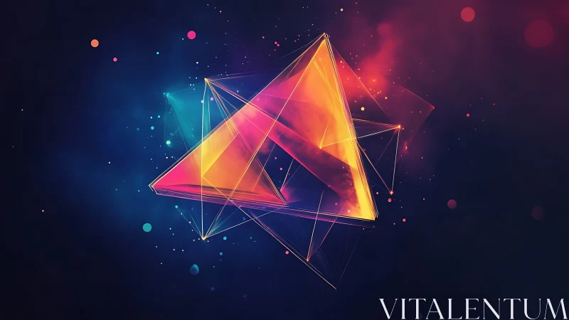 Spectral triangulated prism cluster in luminous vector space.