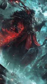 Stormforged spellblade between icefire realms, unbreaking.