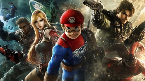 Heroic crossover squad steps forward into explosive battle