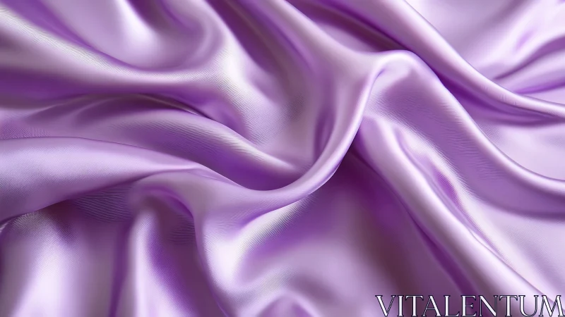 Lavender satin topology with high-gloss specular waveforms.