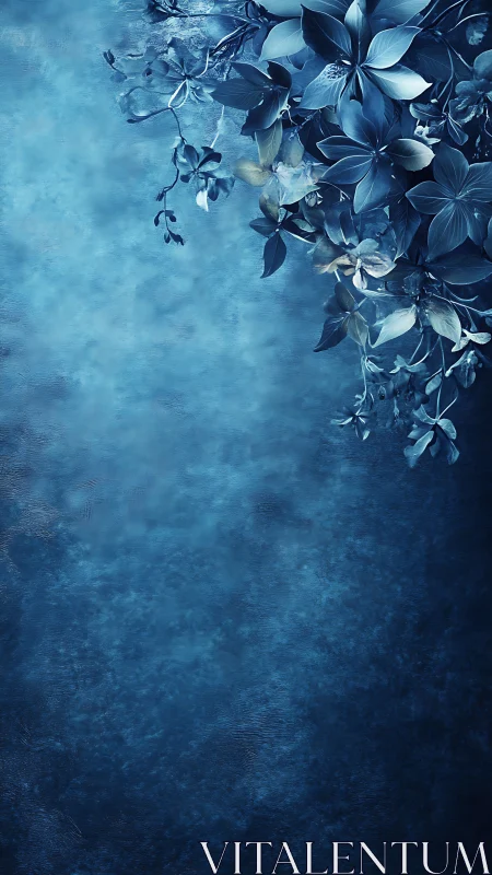 Twilight Bloom Cascade in Sapphire Dreams.