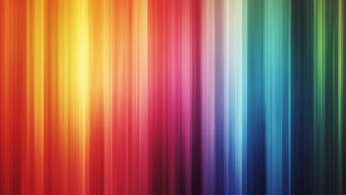 Vertical multicolor gradient stripes in digital spectrum field.