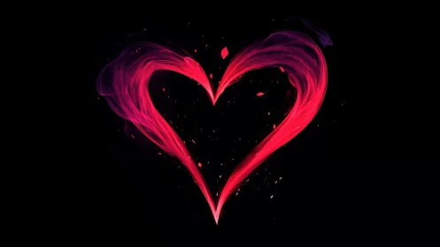 Glowing Heart of Light and Passion.