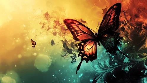 Butterfly galaxies collide in a storm of molten daylight