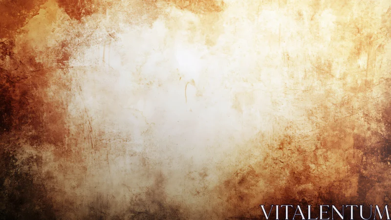 Textured sepia grunge backdrop with central vignette field.