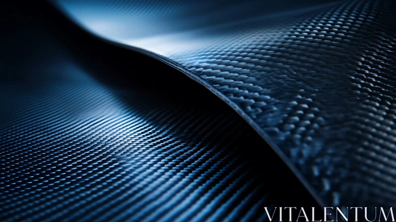 Carbon fiber waves glide like midnight metal oceans