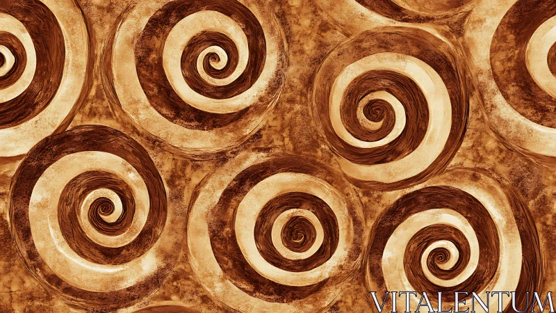 Cinnamon whirlwinds quietly choreograph a warm, looping storm