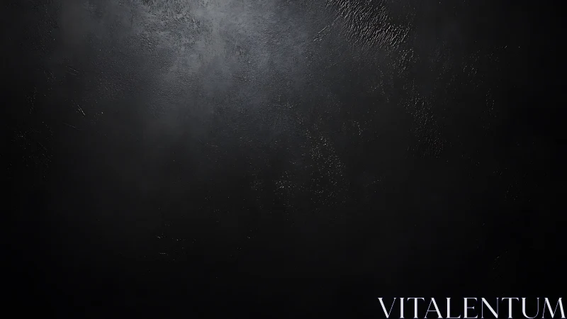 Textured black wall background with subtle light falloff.