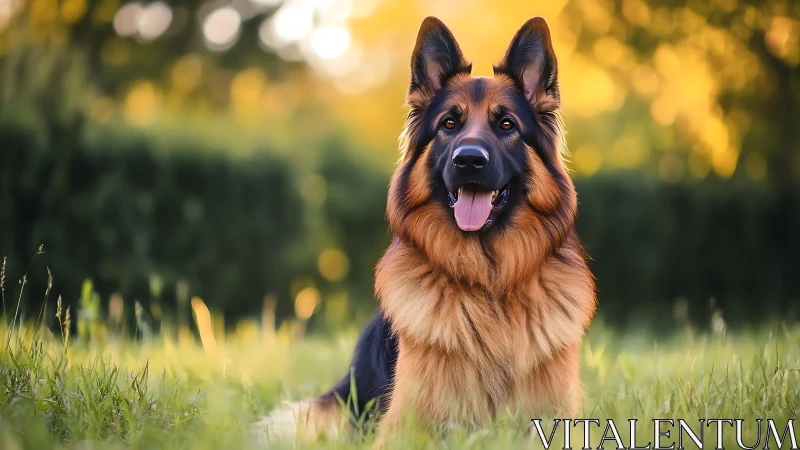 Sunset lawn turns into throne for joyful shepherd king