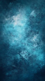 Textured blue abstract surface shows layered tonal gradients