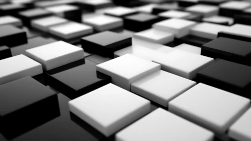 Checkerboard tiles quietly rehearse a minimalist light dance