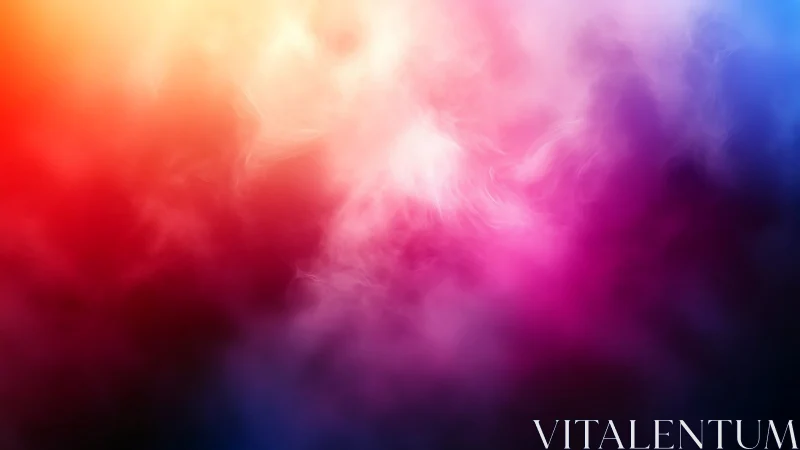 Chromatic volumetric nebula cloud with diffuse light gradients.