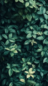 High-density foliage canopy with tonal green chromatic stratification.
