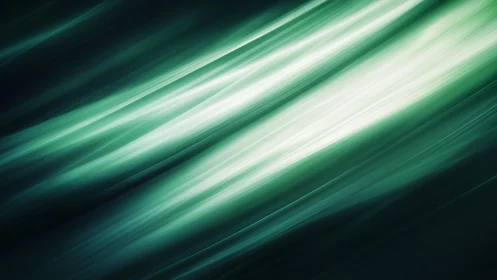 Abstract green light streaks digital background with smooth motion.