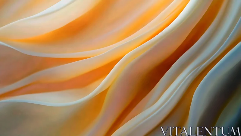 Translucent flowing folds create soft layered light gradients