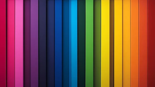 Vertical color bars forming a clean rainbow spectrum wall.