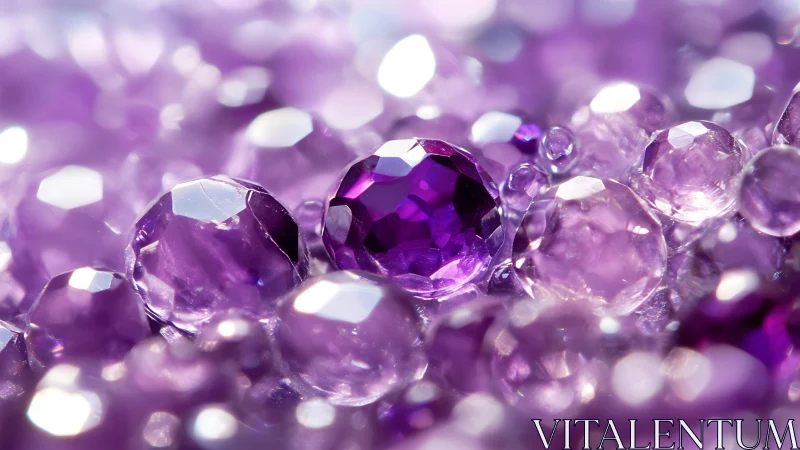 Lavender gem nebula sparkling in a dreamy amethyst galaxy.
