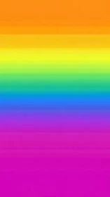 Vibrant horizontal rainbow gradient radiates bold color energy