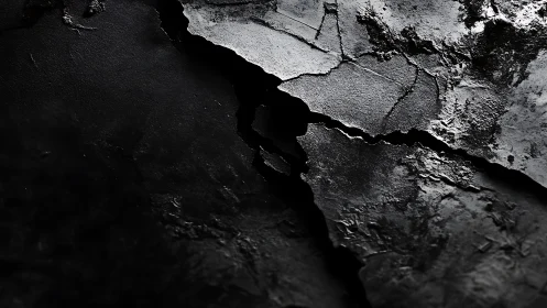 Cracked obsidian plains whisper along a diagonal fracture