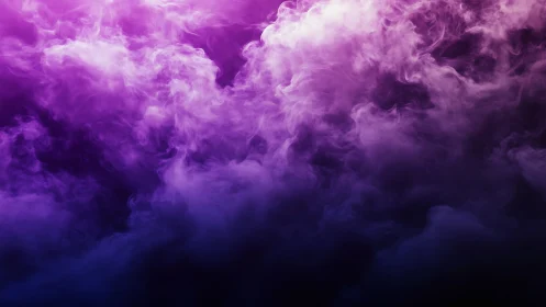 Violet atmospheric smoke field with gradient depth layering.