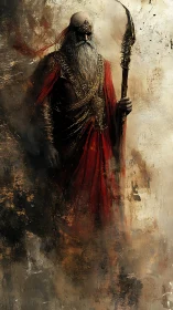 Ashen king of embers: robed reaper of forgotten thrones.