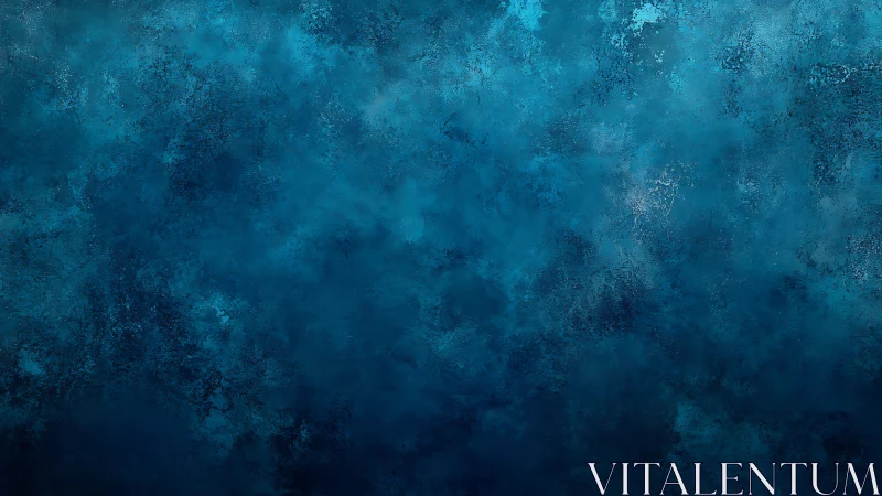 Textured blue abstract background with mottled gradients.