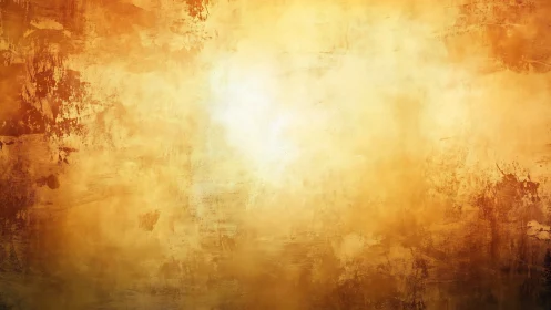 Golden textured background glows with soft central light