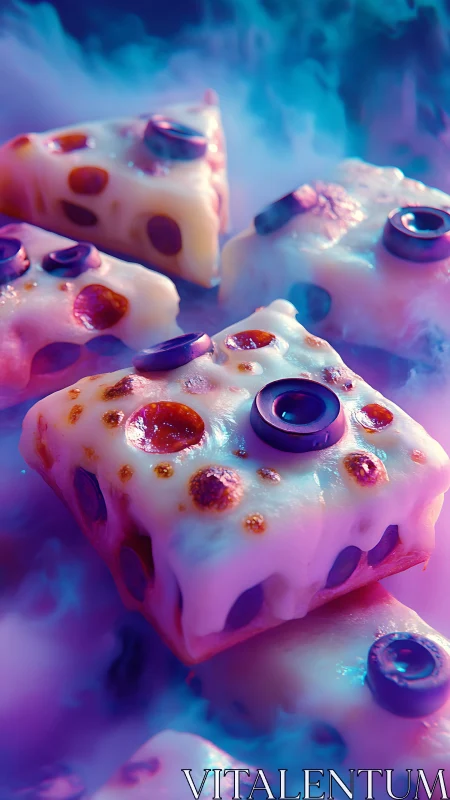 Crystalline Game Controllers with Luminescent Prismatic Overlays.