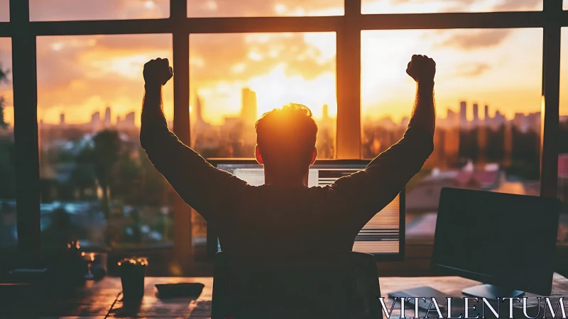 Victory at Sunrise: A Moment of Pure Triumph.