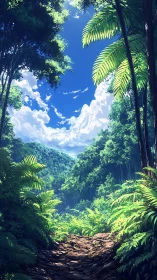 Verdant Cathedral: Where Ancient Sentinels Frame Paradise.