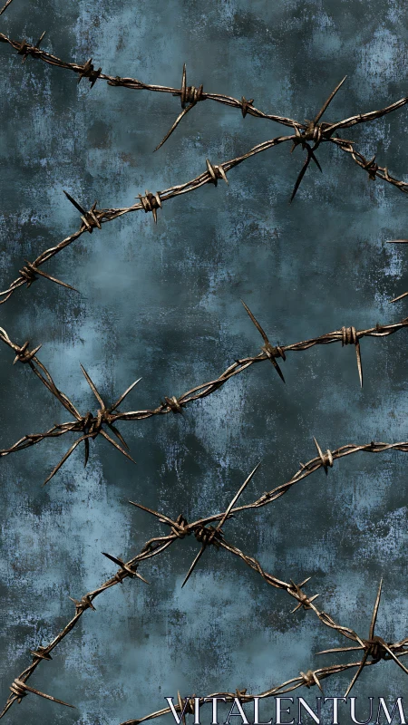 Rust-bitten barbed wires drift like jagged storm clouds