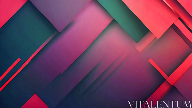 Layered diagonal gradients create intersecting geometric planes in RGB